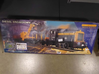 Lot 2378 - Hornby diesel breakdown electric trainset