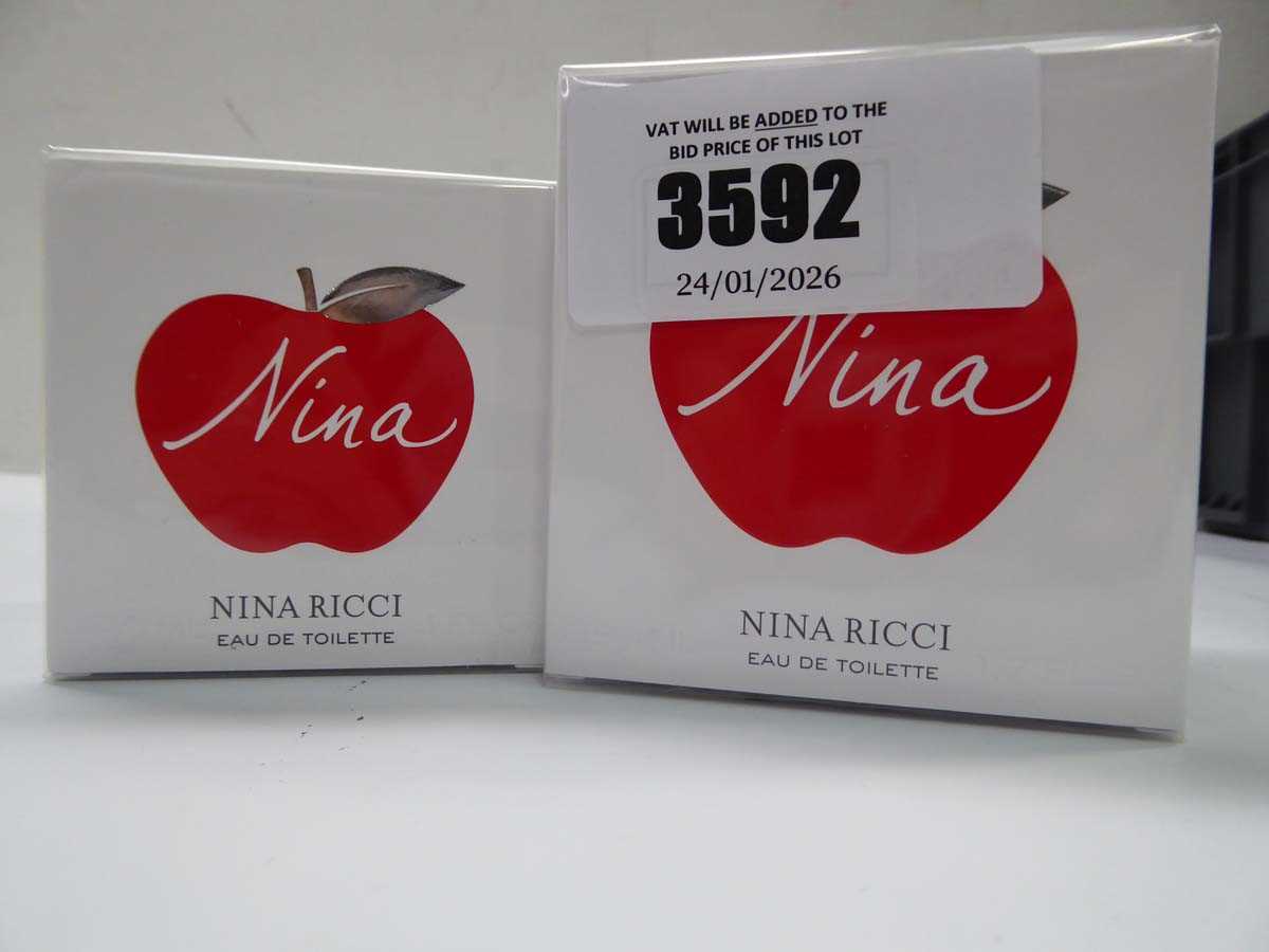 Lot 2 x Nina Ricci 'Nina' eau de toilette 50ml & 30ml