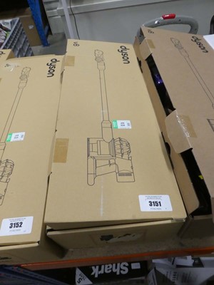 Lot 3151 - Handheld Dyson V8 vacuum cleaner, with battery,...