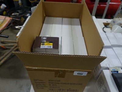 Lot 4354 - Box of Oakey four pack flexible sanding...