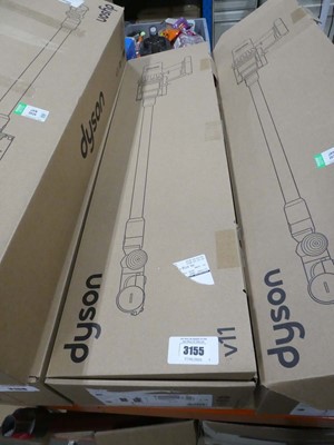 Lot 3155 - Handheld Dyson V11 vacuum cleaner, with...