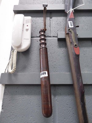 Lot 5309 - Wooden truncheon