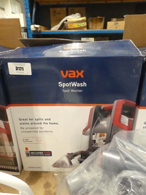 Lot 3171 - Vax Spot Wash spot cleaner
