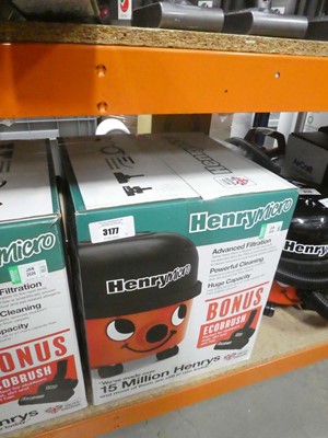 Lot 3177 - Henry Micro vacuum cleaner, with box