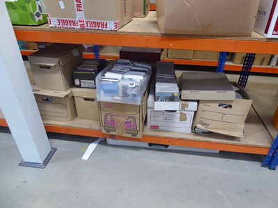Lot 5327 - Under bay with large qty of cd's and tape...