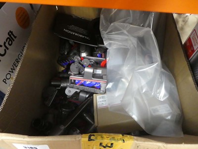 Lot 3180 - Box containing handheld Dyson vacuum cleaner,...