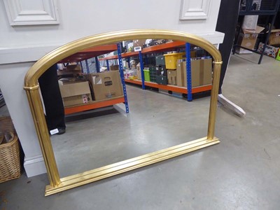 Lot 5337 - Over mantle in gold painted frame