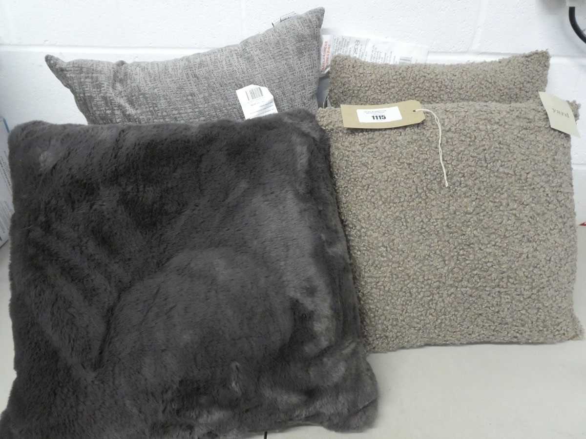 Lot x4 various decorative scatter cushions