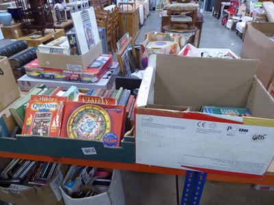 Lot 5344 - 2 boxes containing children's and adult novels...