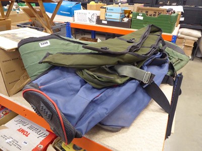 Lot 5348 - Qty of canvas rod bags