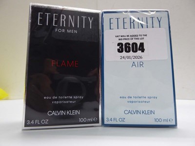 Lot 2 x Calvin Klein Eternity for Men Air edt...
