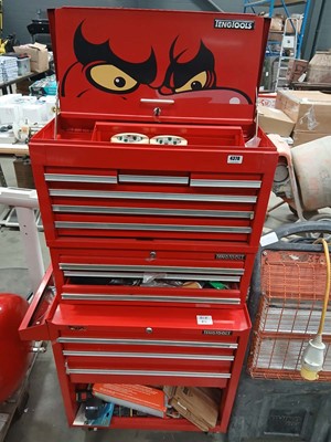 Lot 4378 - Teng Tools multi drawer rolling tool cabinet...