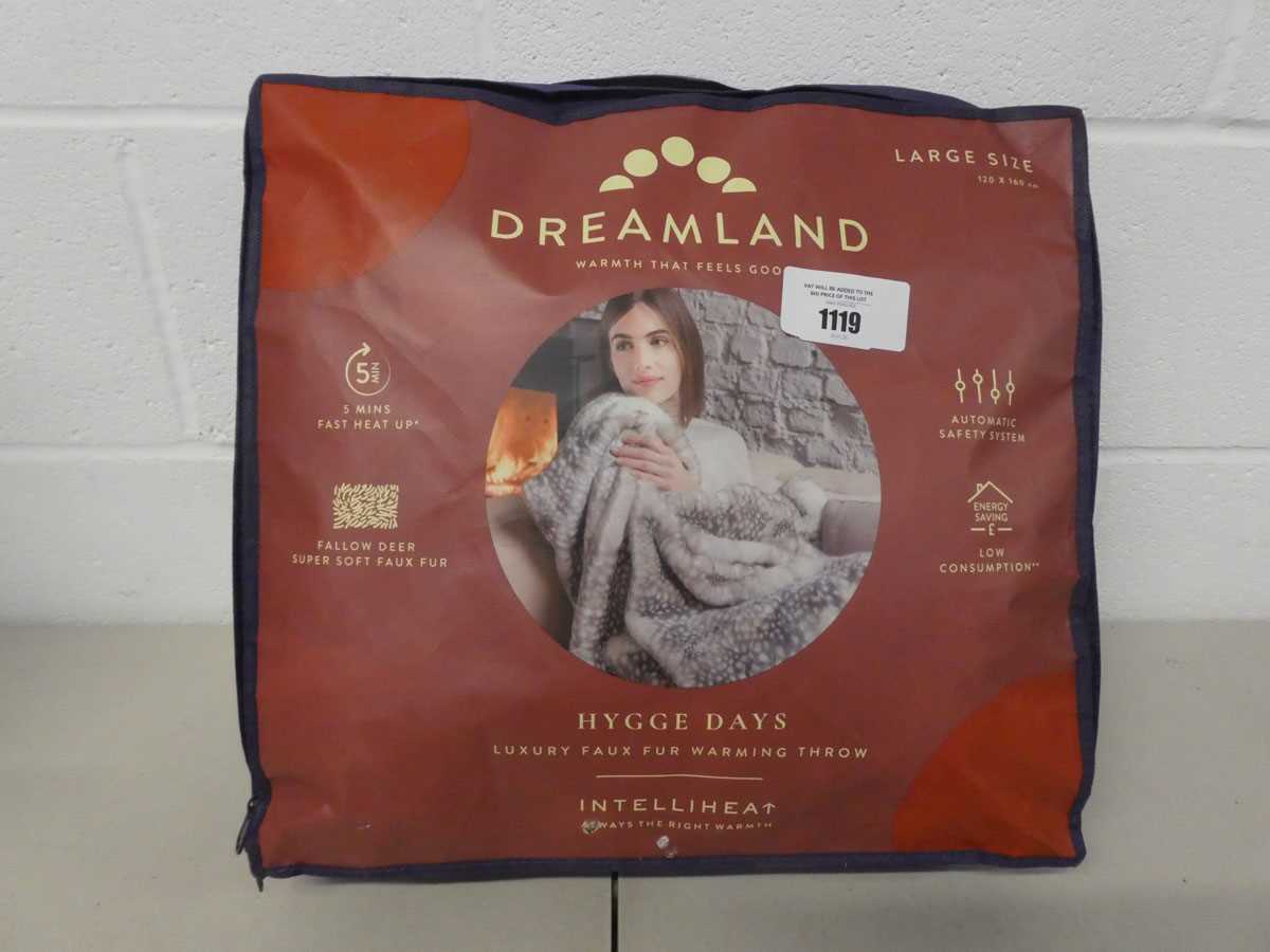 Lot Dreamland luxury faux fur warming throw