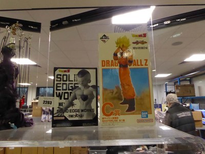 Lot 2203 - Two boxed Dragon Ball Z Anime figures, a...