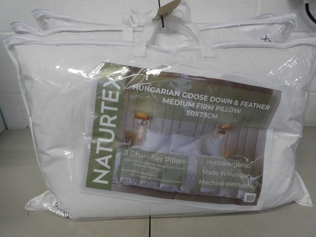 Lot x3 Naturtex Hungarian goose down & feather...