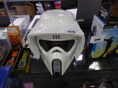 Lot 2210 - StarWars Scout Trooper helmet