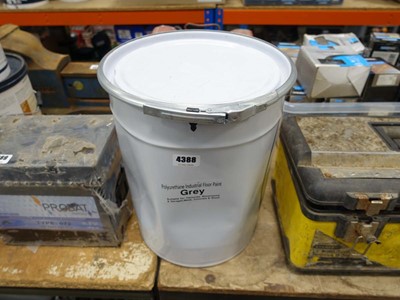Lot 4388 - Tub of polyurethane industrial floor paint in...