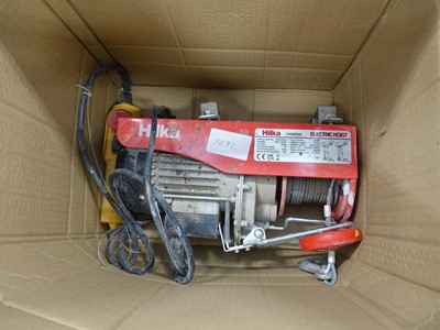 Lot 4400 - Hilka 240v electric hoist