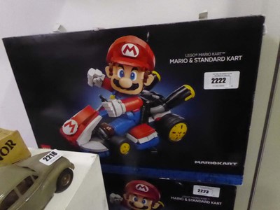 Lot 2222 - Boxed Lego Mario Kart Mario and Standard Kart...