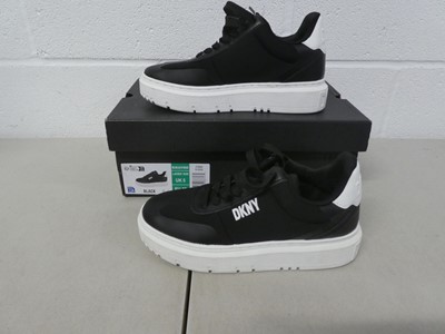 Lot Boxed pair of DKNY 'midland lace up' trainers...