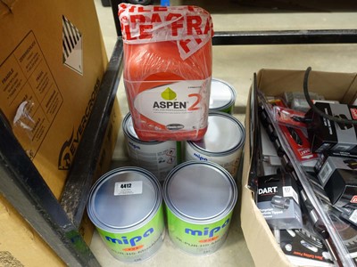 Lot 4412 - Six tubs of Mipa mixing tinter