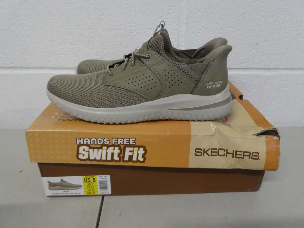 Lot Boxed pair of Skechers hands free swift fit...