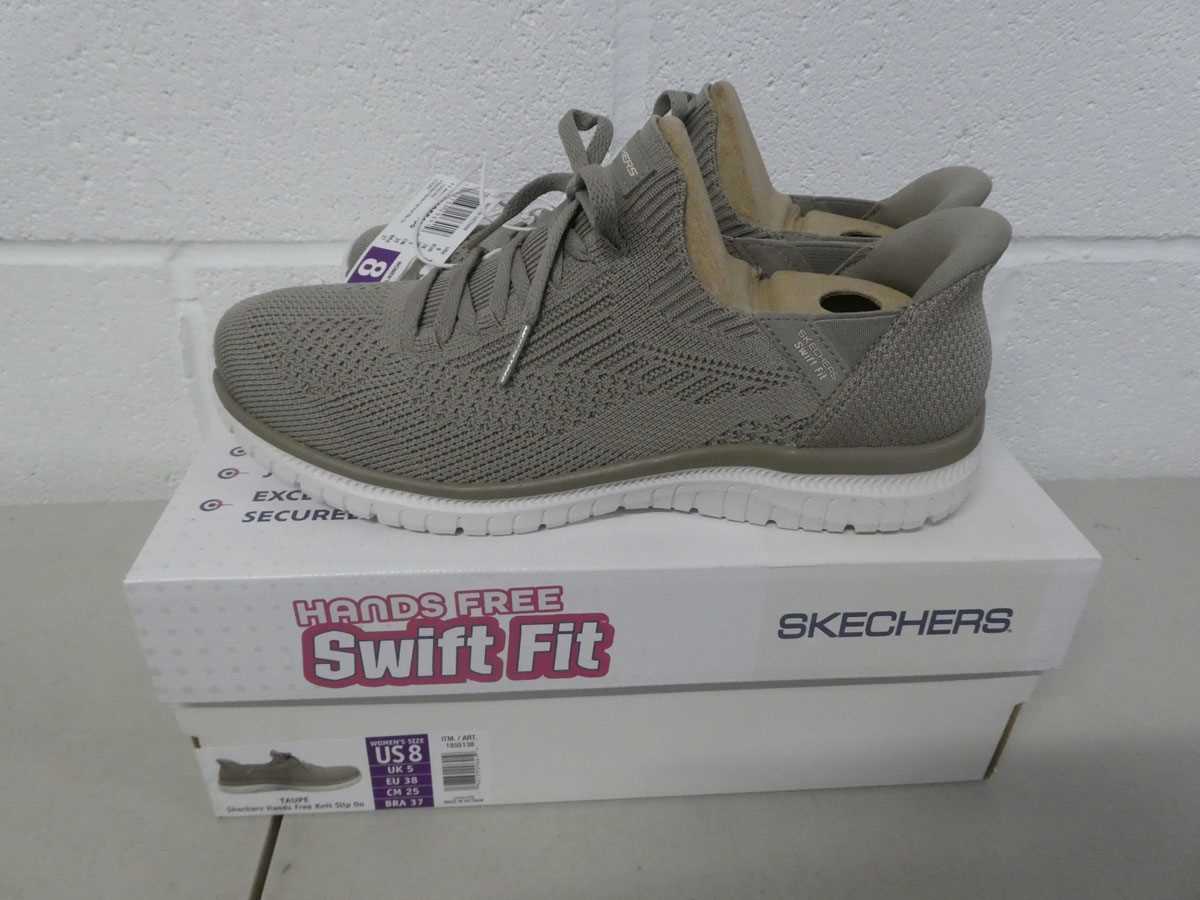 Lot Boxed pair of Skechers hands free swift fit...