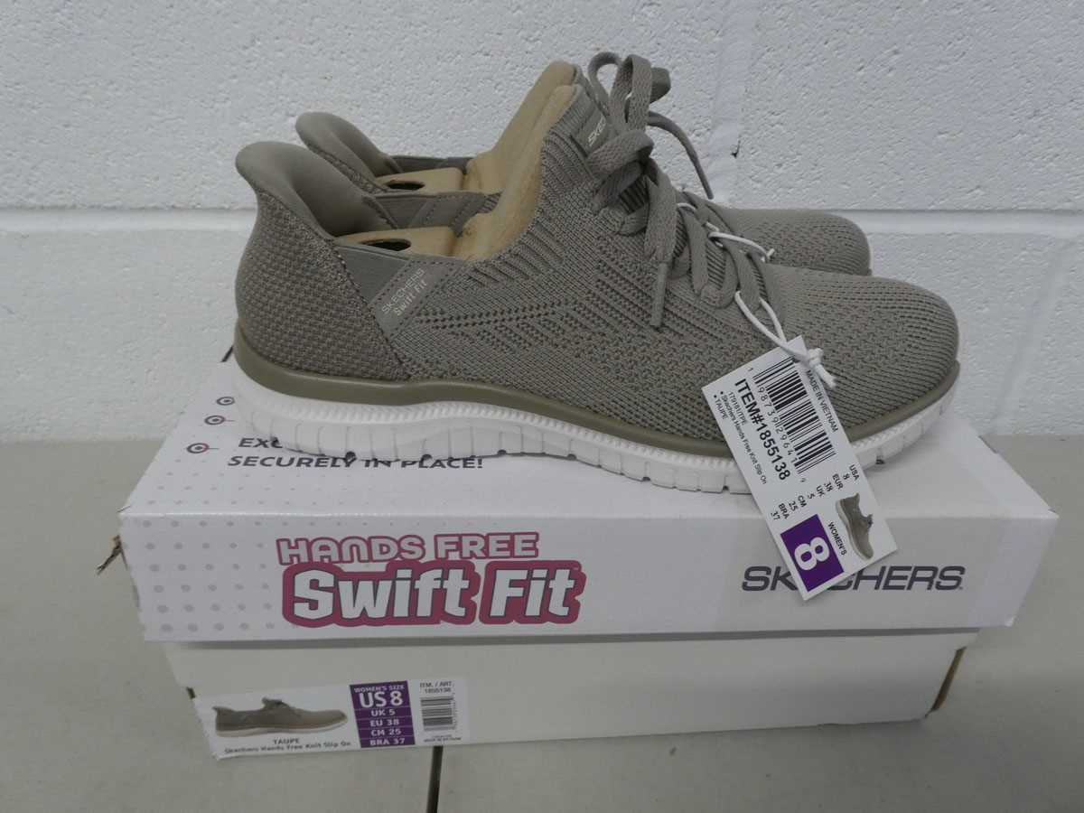 Lot Boxed pair of Skechers hands free swift fit...