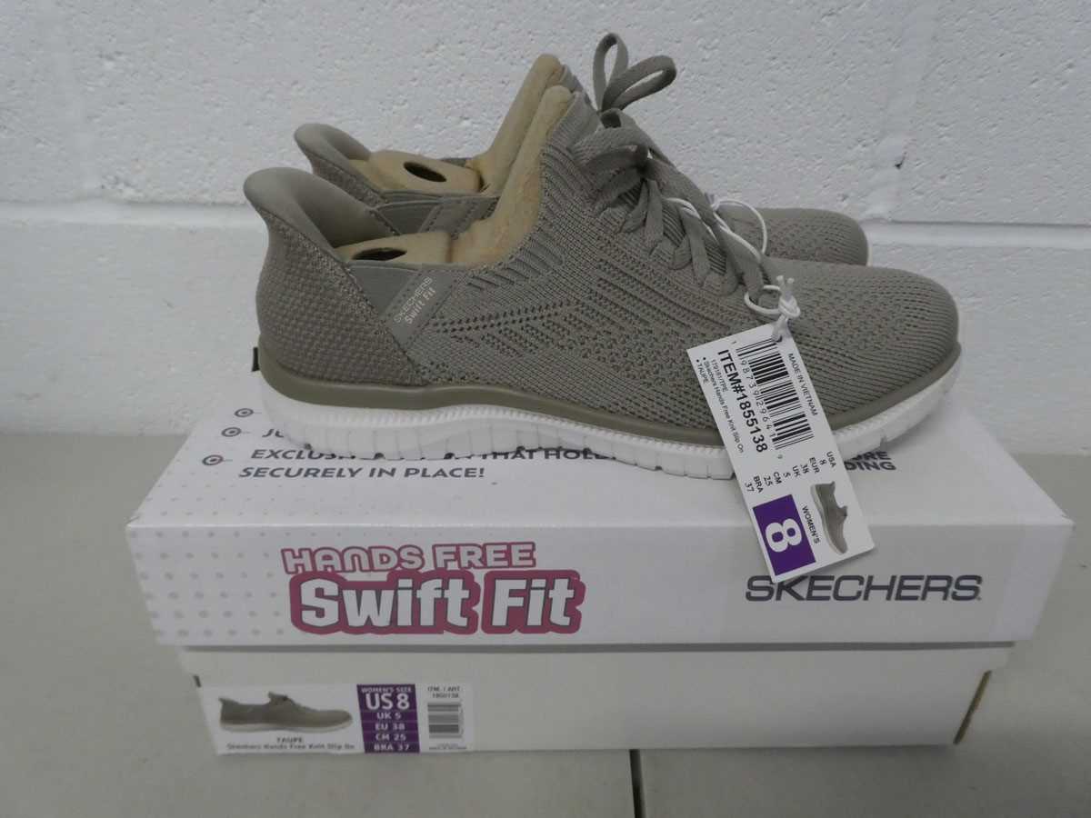 Lot Boxed pair of Skechers hands free swift fit...