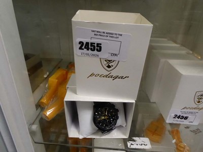Lot 2455 - Four boxed Poedagar watches along with watch...