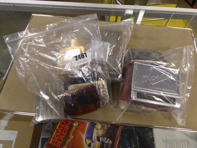 Lot 2461 - Three bags containing various cigarette cases...