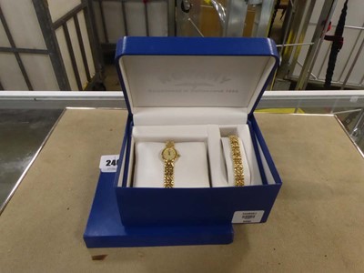 Lot 2462 - Rotary ladies watch in a case