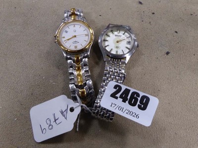 Lot 2469 - Rotary watch along with a Seiko quartz watch