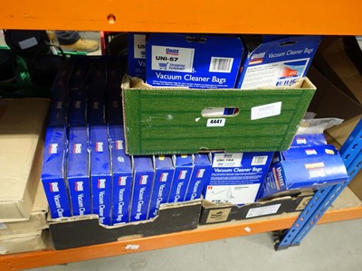 Lot 4441 - 3 crates of Unifit vacuum cleaner bags