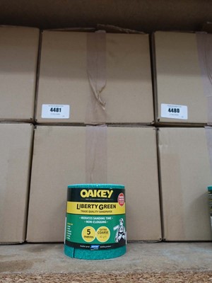 Lot 4481 - Two boxes of Oakey Liberty Green sandpaper...