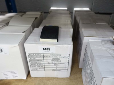 Lot 4485 - Five boxes of Norton Expert rubber sanding...
