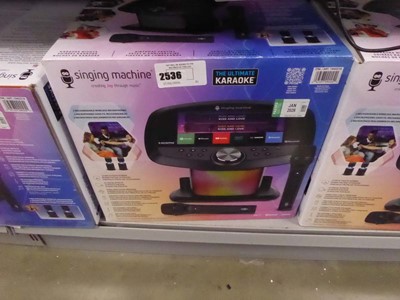 Lot 2536 - Ultimate Karaoke Singing machine (boxed)