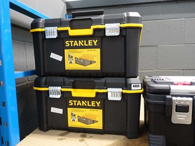 Lot 4453 - 2 Stanley toolboxes