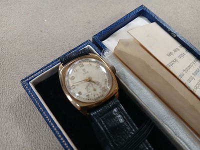 Lot 2476 - A 1950's Tudor (Rolex) yellow metal...