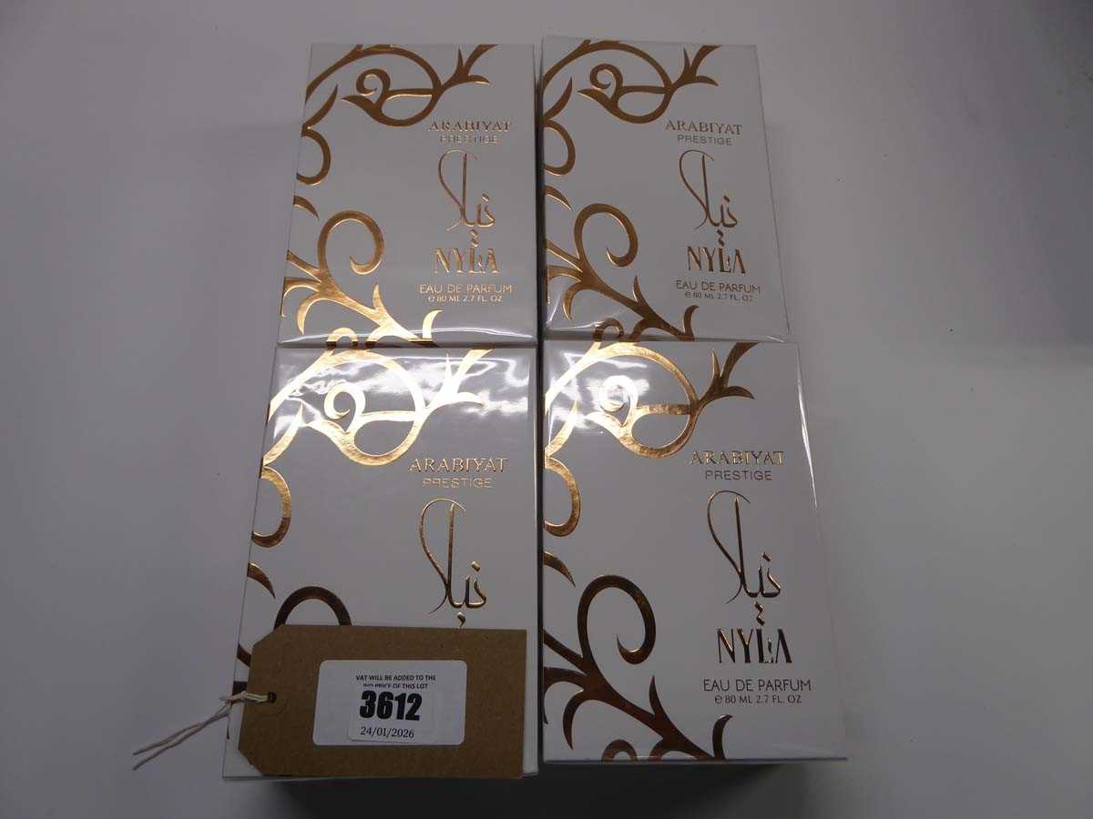 Lot 4 x Nyla Arabiyat Prestige edp 80ml