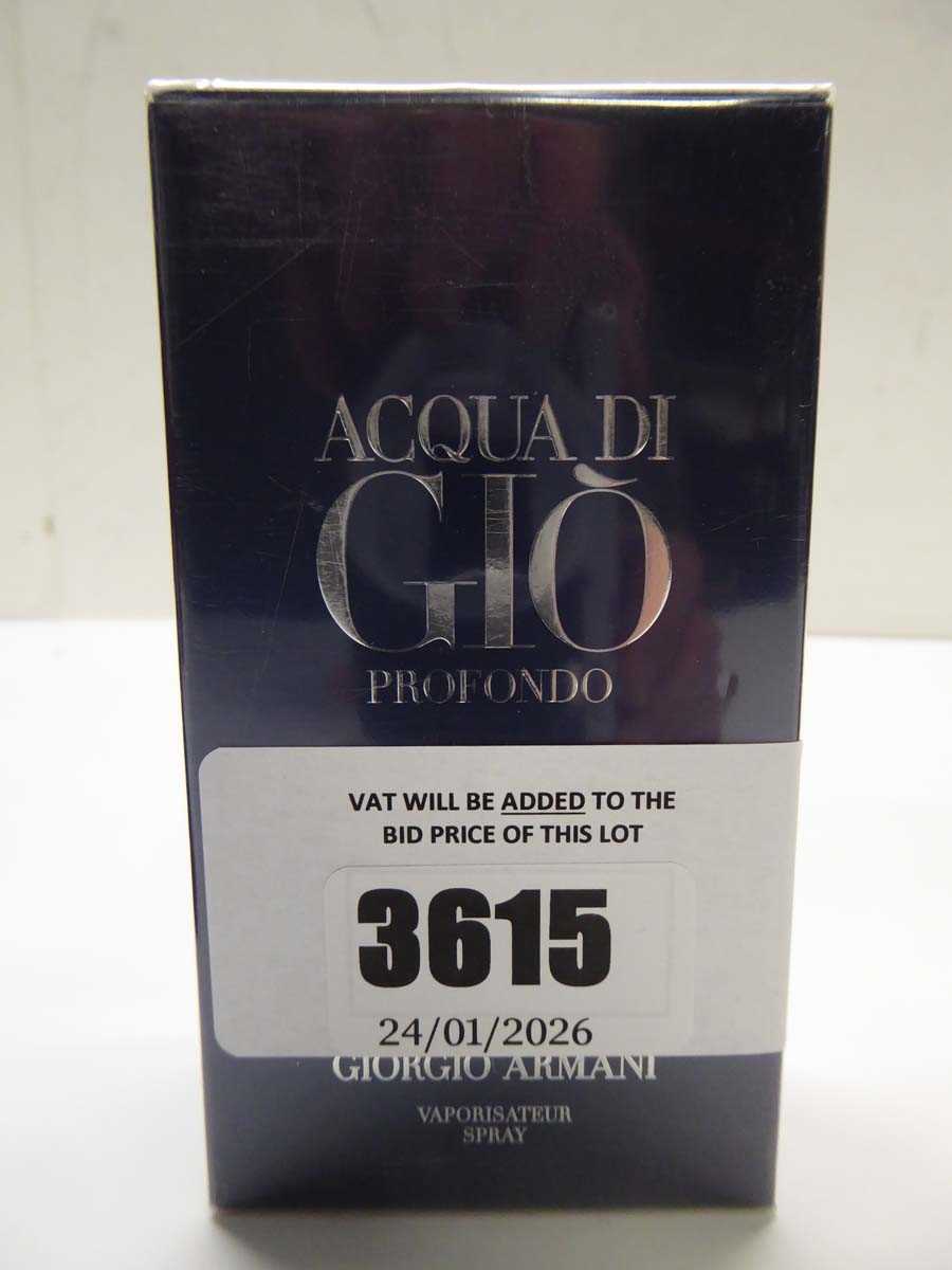 Lot Giorgio Armani Acqua Di Gio Profondo edt 50ml