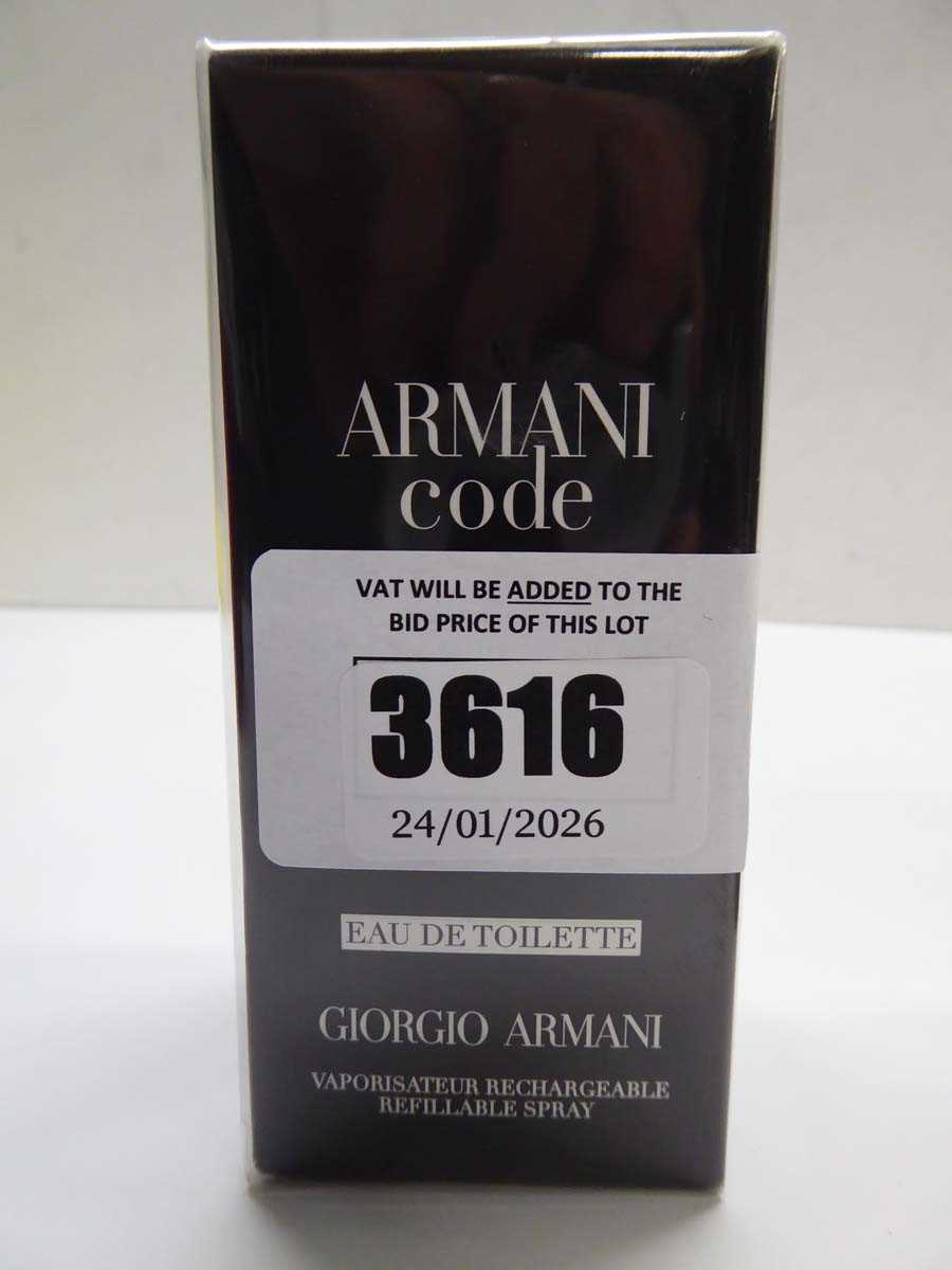 Lot Giorgio Armani Code edt 75ml