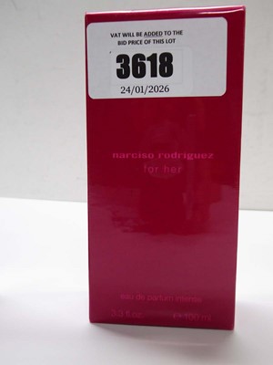 Lot Narciso Rodriguez for her edp 100ml