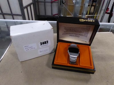 Lot 2482 - 1970s Odyssey LED watch