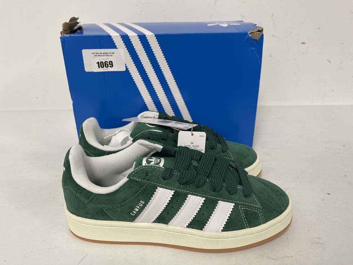 Lot Adidas campus 00s trainers in dark green size...