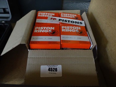 Lot 4526 - Box of 4 piston rings