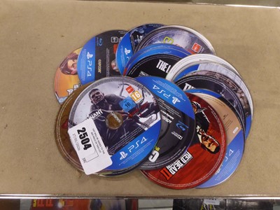 Lot 2504 - Selection of unboxed PlayStation 4 Games
