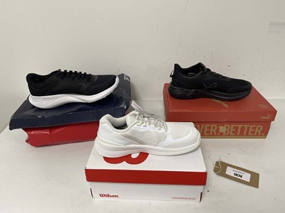 Lot 3x Boxed pairs of trainers to include Reebok...