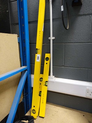 Lot 4539 - 3 different length Stabila levels