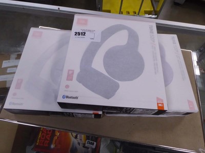 Lot 2512 - Three boxed JBL Harman Tune 520 headphones